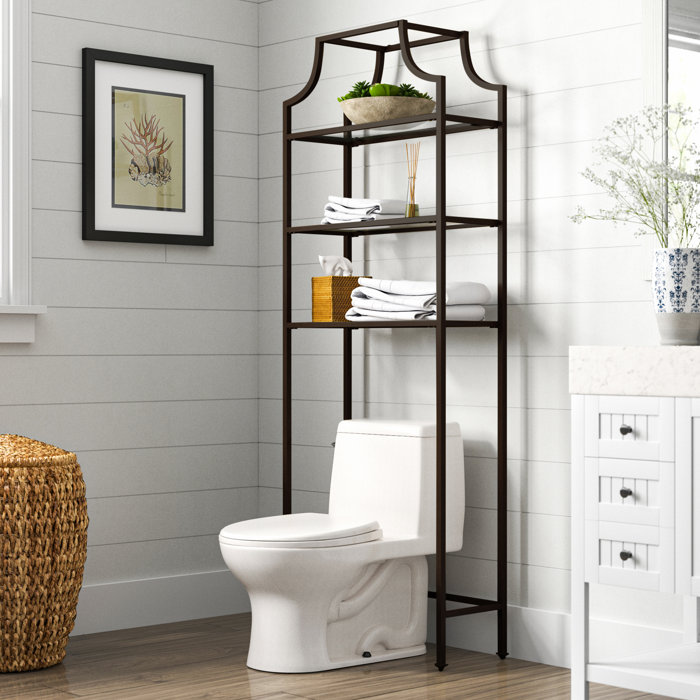 Three Posts™ Otha 27.25'' W x 73'' H x 11'' D OverTheToilet Storage & Reviews Wayfair